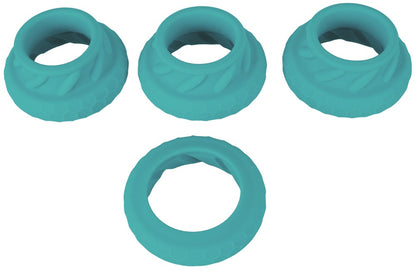 You2Toys 3in1 Cock & Ball Ring Set 4 dehnbare Silikonringe