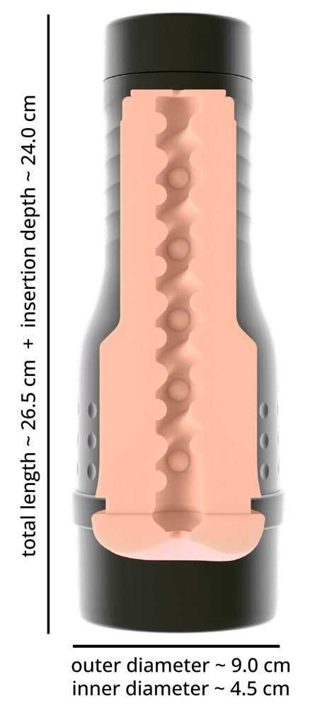 Rebel V-Stroker Cindy Masturbator mit Po-Eingang, 26,5 cm