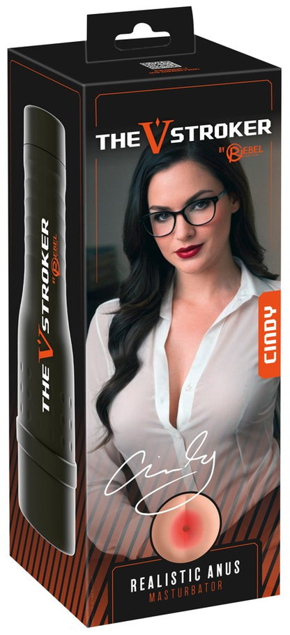 Rebel V-Stroker Cindy Masturbator mit Po-Eingang, 26,5 cm