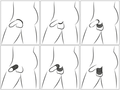 You2Toys Cock & Ball Stretching Kit 6-teilig aus Silikon