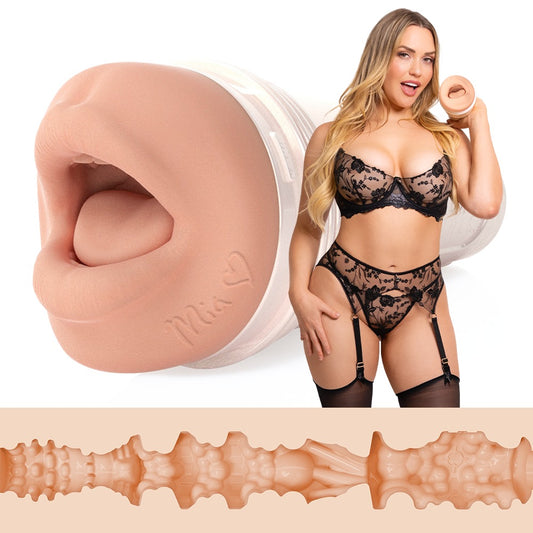 Fleshlight Mia Malkova Headshot Mouth Deep-Throat-Masturbator