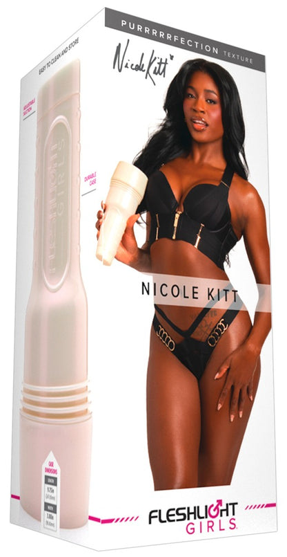 Fleshlight Nicole Kitt Purrrrrfection Masturbator, Vagina
