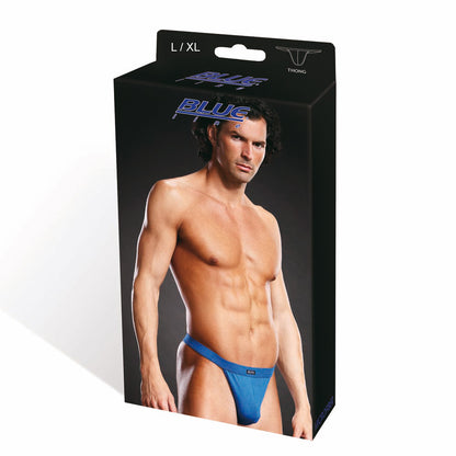 BLUE LINE Performance Microfiber Thong blk L/XL