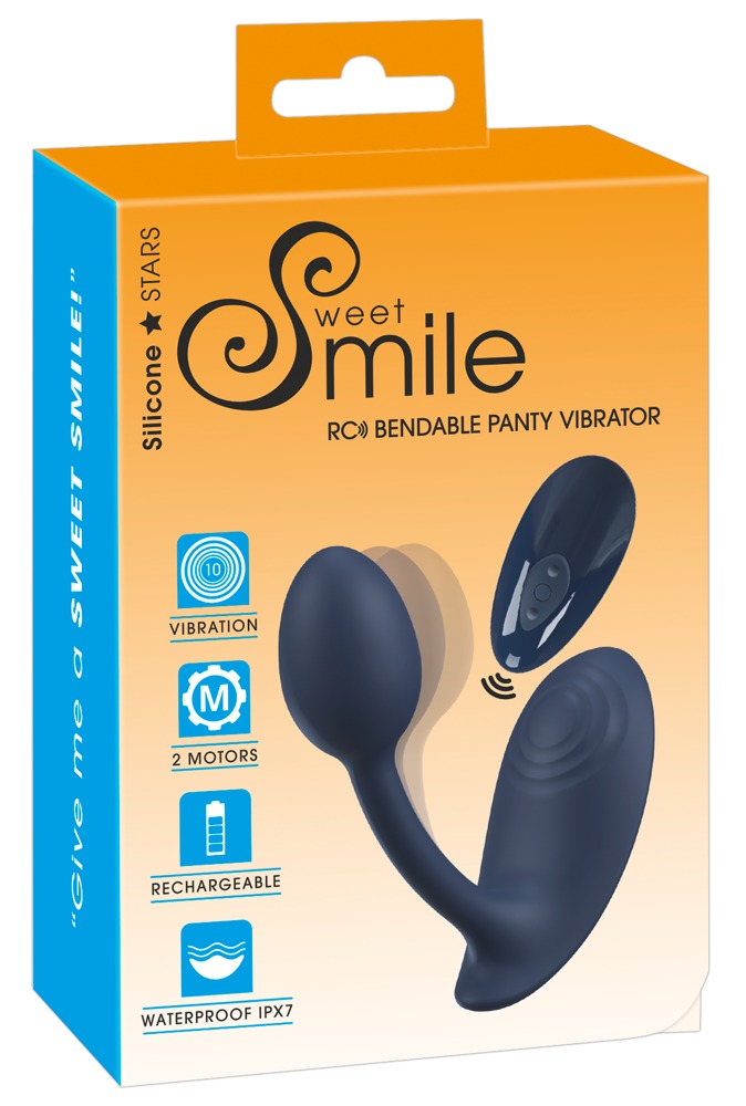 Sweet Smile RC Bendable Panty Vibrator wasserdicht, biegsam