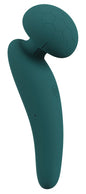 Sweet Smile Flexible Wand kompakter Massagestab mit Reizstruktur, grün