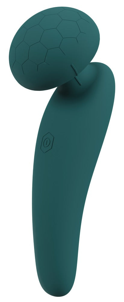 Sweet Smile Flexible Wand kompakter Massagestab mit Reizstruktur, grün