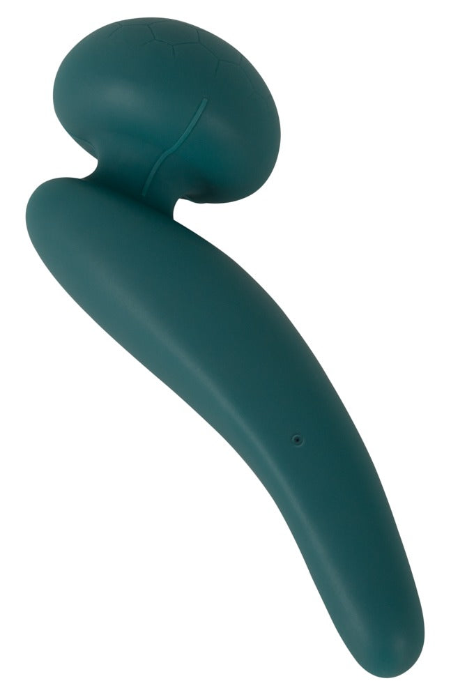 Sweet Smile Flexible Wand kompakter Massagestab mit Reizstruktur, grün