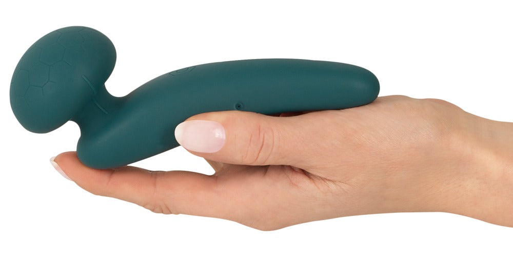 Sweet Smile Flexible Wand kompakter Massagestab mit Reizstruktur, grün