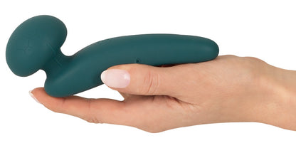 Sweet Smile Flexible Wand kompakter Massagestab mit Reizstruktur, grün