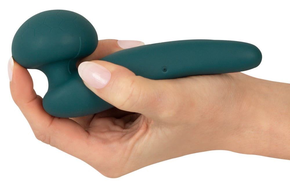 Sweet Smile Flexible Wand kompakter Massagestab mit Reizstruktur, grün