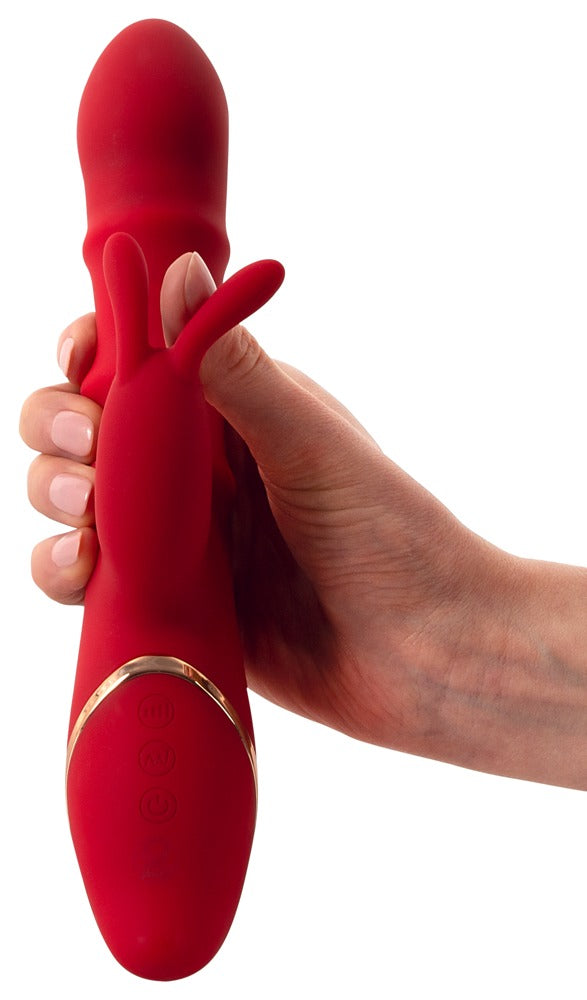 You2Toys Rabbit Vibrator mit 3 Moving Rings und Klitorisarm