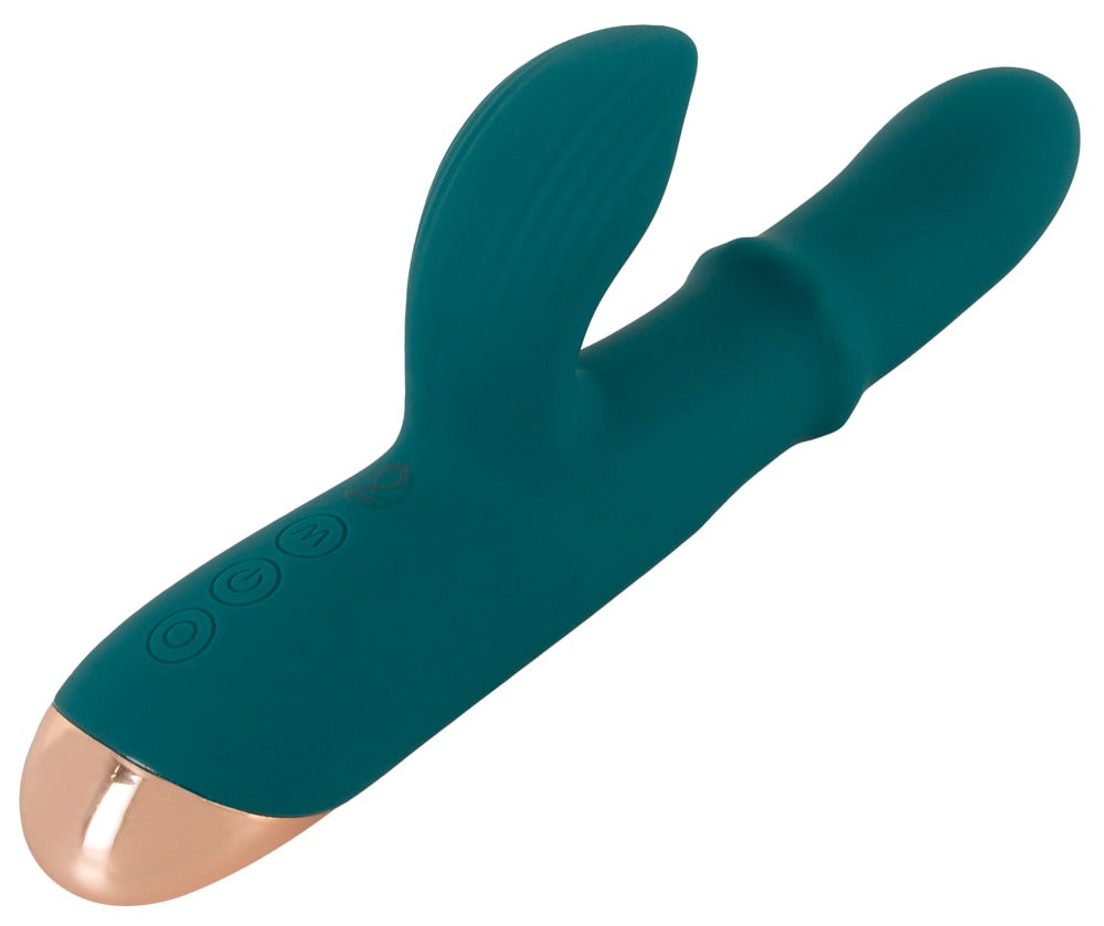 You2Toys Thumping Rabbit Vibrator mit Moving Ring, grün