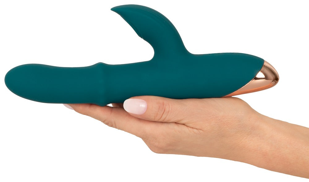 You2Toys Thumping Rabbit Vibrator mit Moving Ring, grün