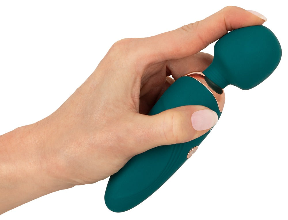 You2Toys Petite Wand kompakter Massagestab im Rillendesign, grün