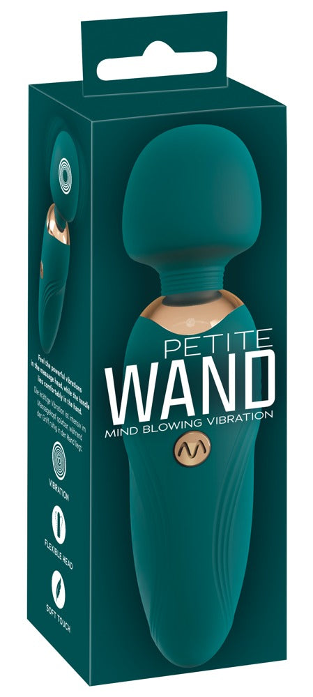 You2Toys Petite Wand kompakter Massagestab im Rillendesign, grün