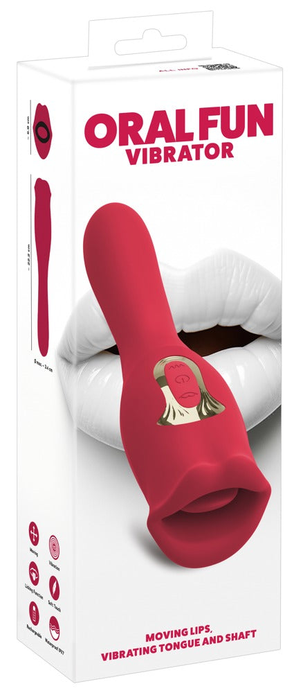 You2Toys Oral Fun Vibrator L beidseitig mit Vibro-Zunge