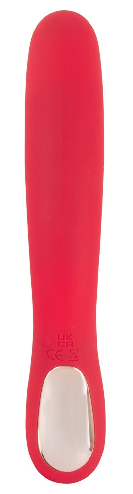 Sweet Smile Thumping Rabbit Vibrator mit pochendem Schaft, rot