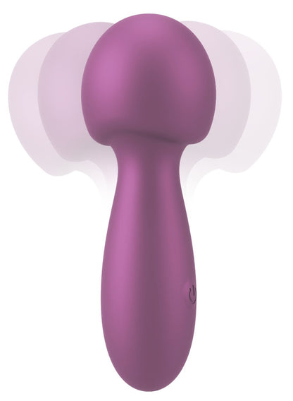 Sweet Smile Flexible Mini Wand kleiner Massagestab, Metallic rosa