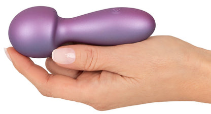 Sweet Smile Flexible Mini Wand kleiner Massagestab, Metallic rosa