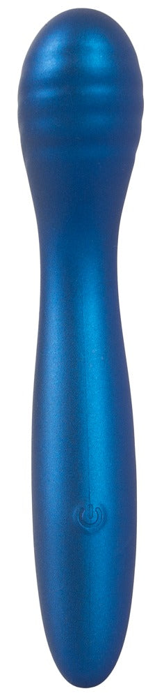 Sweet Smile Flexible G-Spot Vibrator handlich, Metallic blau