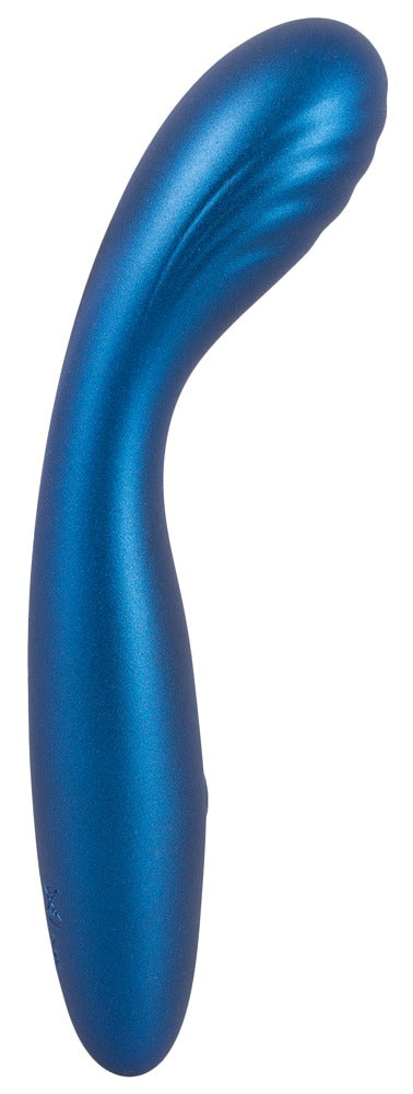 Sweet Smile Flexible G-Spot Vibrator handlich, Metallic blau