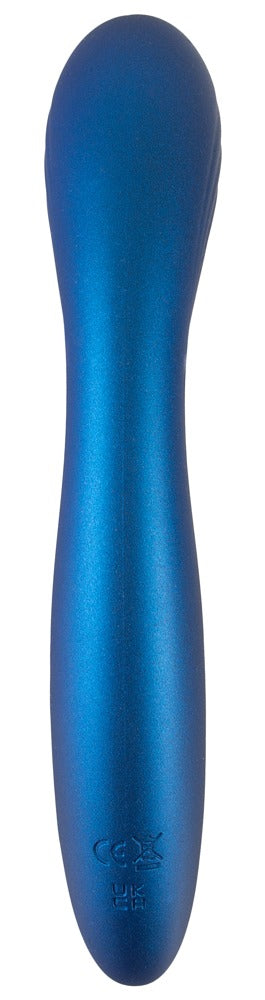 Sweet Smile Flexible G-Spot Vibrator handlich, Metallic blau
