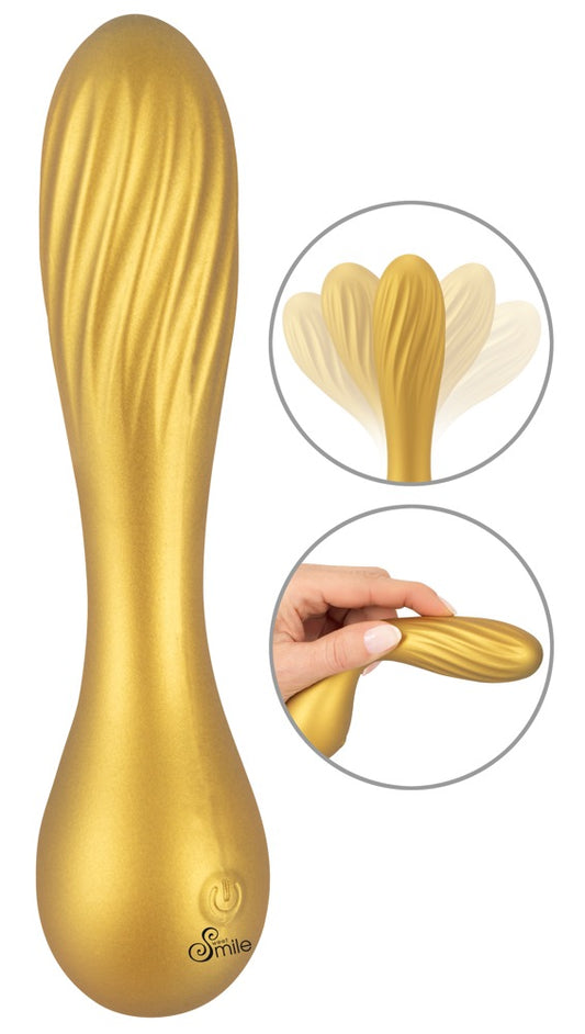 Sweet Smile Metallic Vibe handlicher Minivibrator, gold