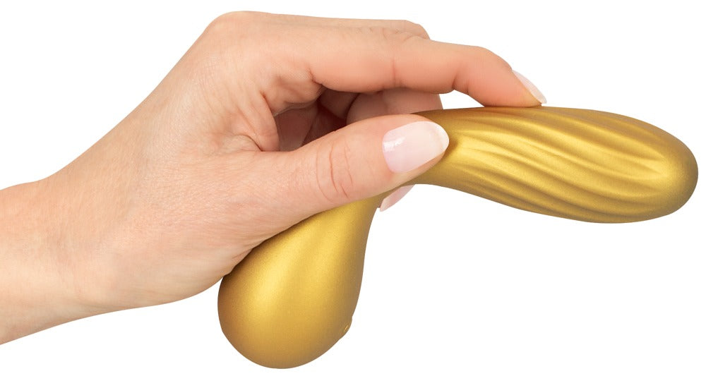 Sweet Smile Metallic Vibe handlicher Minivibrator, gold