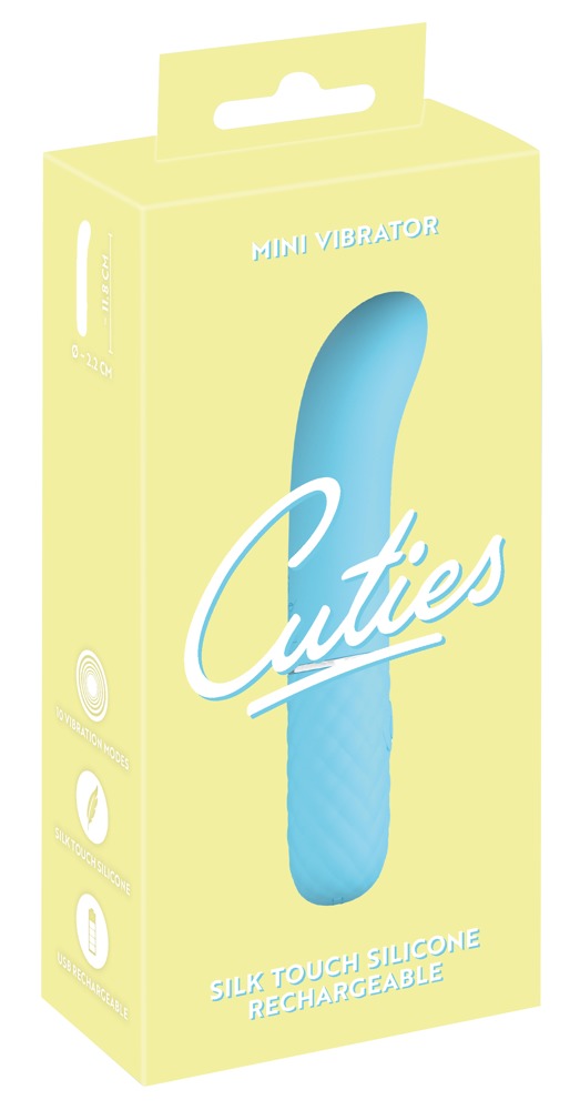 Cuties Mini Vibrator Blue 5. Generation