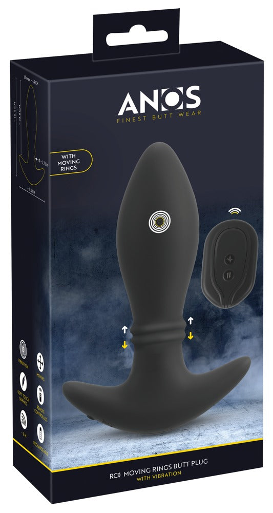 ANOS RC Moving Rings Butt Plug