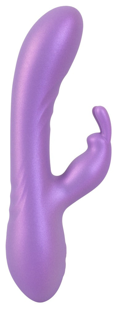 Sweet Smile Flexible Rabbit Vibrator handlich, Metallic lila