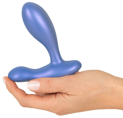 Sweet Smile Flexible Butt Plug doppelmotoriger Analvibrator, Metallic