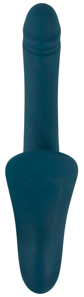 You2Toys Your Strap-On Set mit 2-Motor-Vibrator und Fernbedienung, blau
