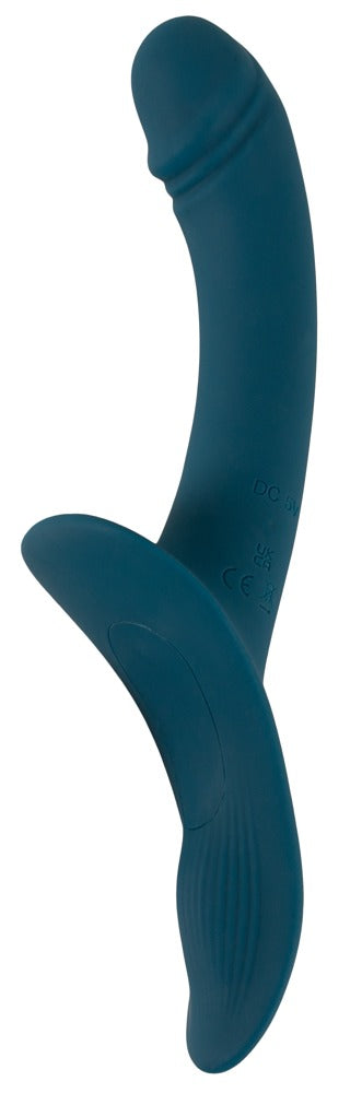 You2Toys Your Strap-On Set mit 2-Motor-Vibrator und Fernbedienung, blau