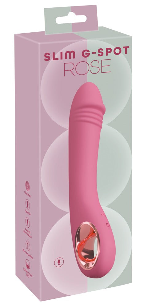 You2Toys Slim G-Spot Rose schlanker G-Punkt-Vibrator, pink