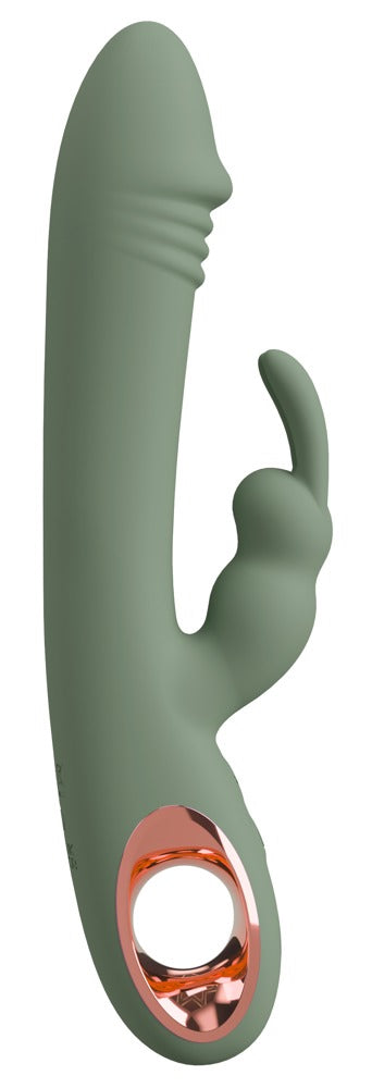 You2Toys Slim Rabbit Dual-Vibrator schlank, oliv