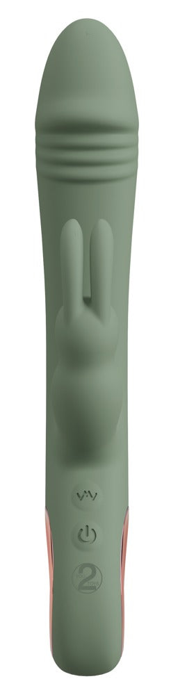 You2Toys Slim Rabbit Dual-Vibrator schlank, oliv