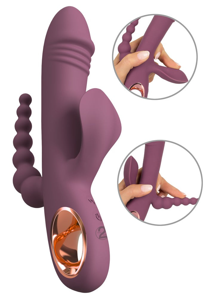 You2Toys Slim Triple Plum schlanker Vibrator