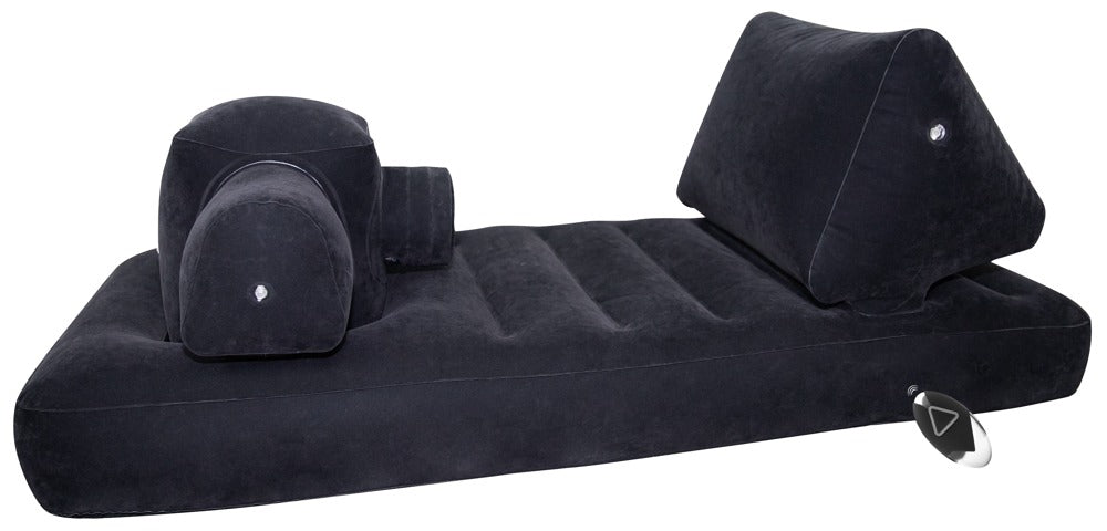 You2Toys Velvet Luxury Bed Liebeskissen mit Stoß-Vibrator