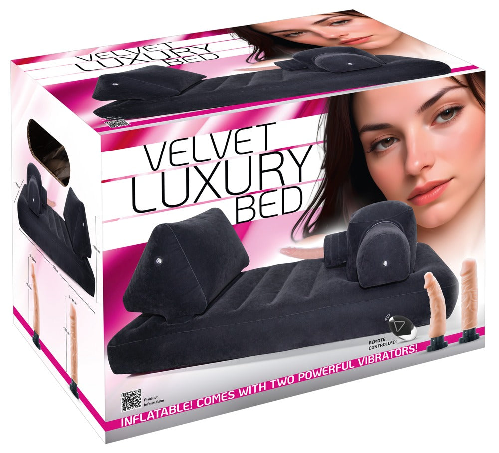 You2Toys Velvet Luxury Bed Liebeskissen mit Stoß-Vibrator