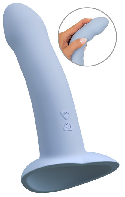 You2Toys Heart Guy Vibrator aus Liquid Silicone, blau