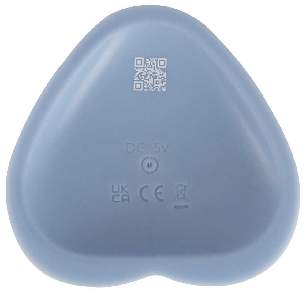 You2Toys Heart Guy Vibrator aus Liquid Silicone, blau