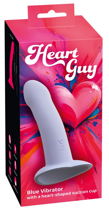 You2Toys Heart Guy Vibrator aus Liquid Silicone, blau