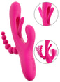 Sweet Smile Triple Vibe with Flicking Tongue für dreifache Action, pink