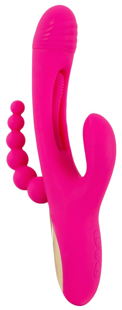 Sweet Smile Triple Vibe with Flicking Tongue für dreifache Action, pink