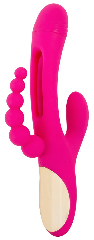Sweet Smile Triple Vibe with Flicking Tongue für dreifache Action, pink