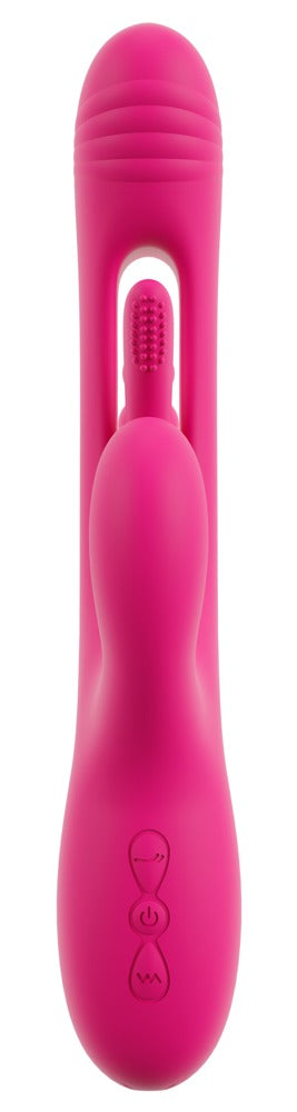 Sweet Smile Triple Vibe with Flicking Tongue für dreifache Action, pink