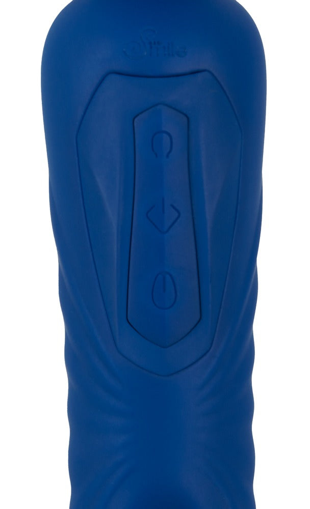 Sweet Smile 2in1 Wand with Flicking Tongue beidseitig, blau
