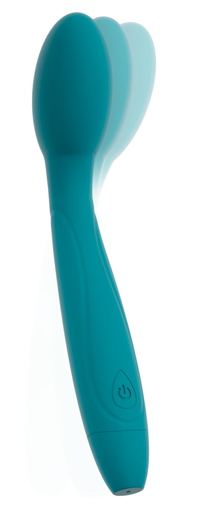 Sweet Smile Vibrator with Nodding Head mit nickendem Massagekopf, blau