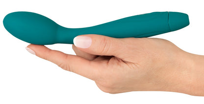 Sweet Smile Vibrator with Nodding Head mit nickendem Massagekopf, blau